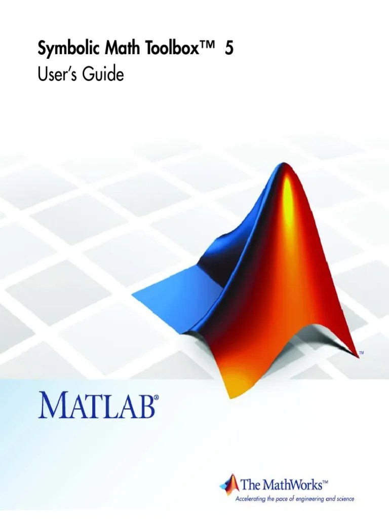 Symbolic Math Toolbox 5 User's Guide.pdf Matrix (Mathematics