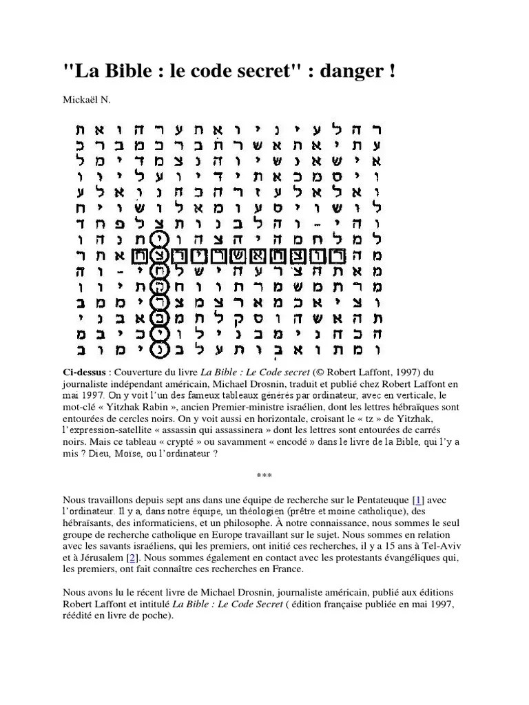 Code Secret Bible.pdf Torah Gnosticisme
