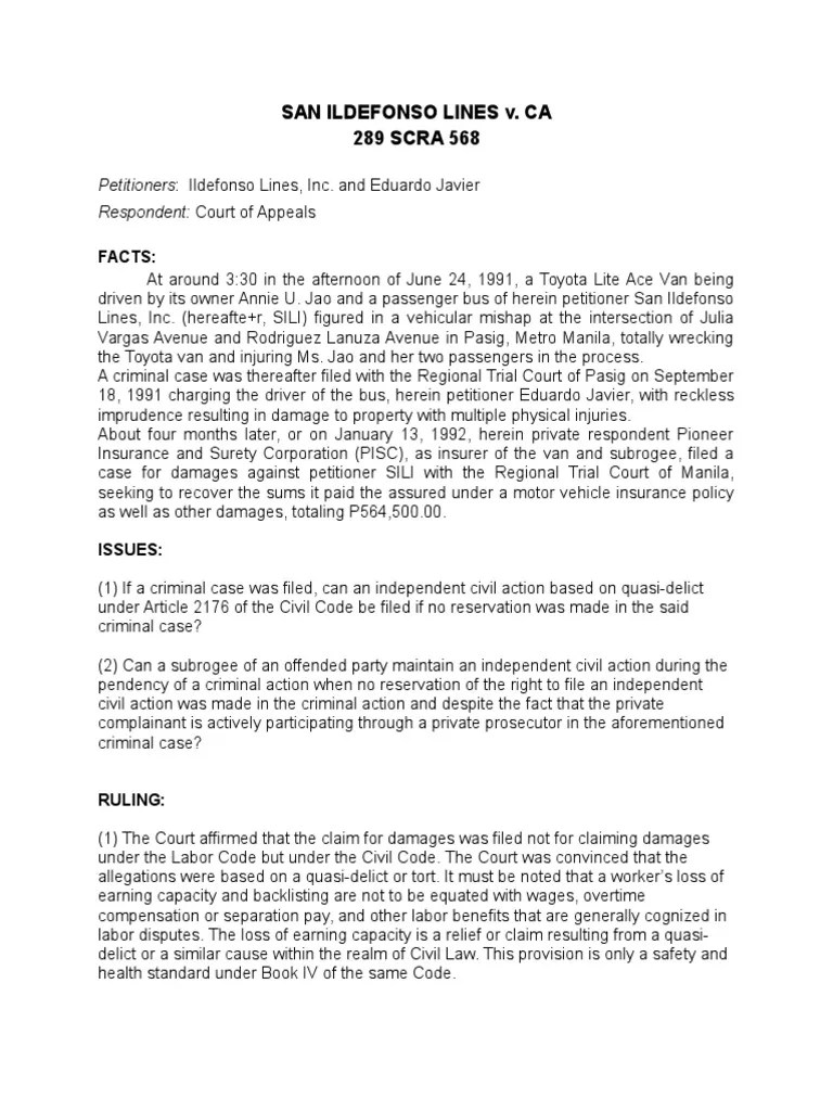 CASE DIGESTS 1 Lease Lawsuit