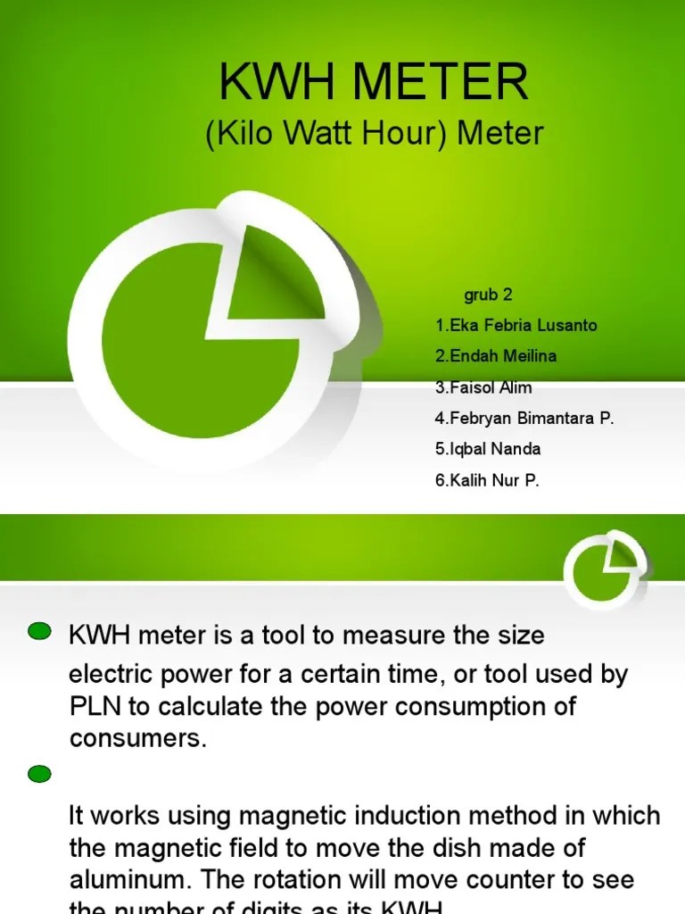 ppt kwh Kilowatt Hour Electric Motor
