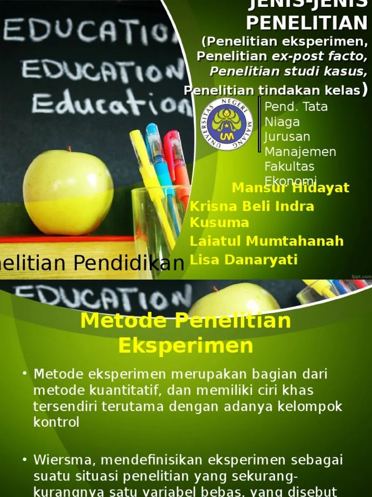 ppt jenis penelitian
