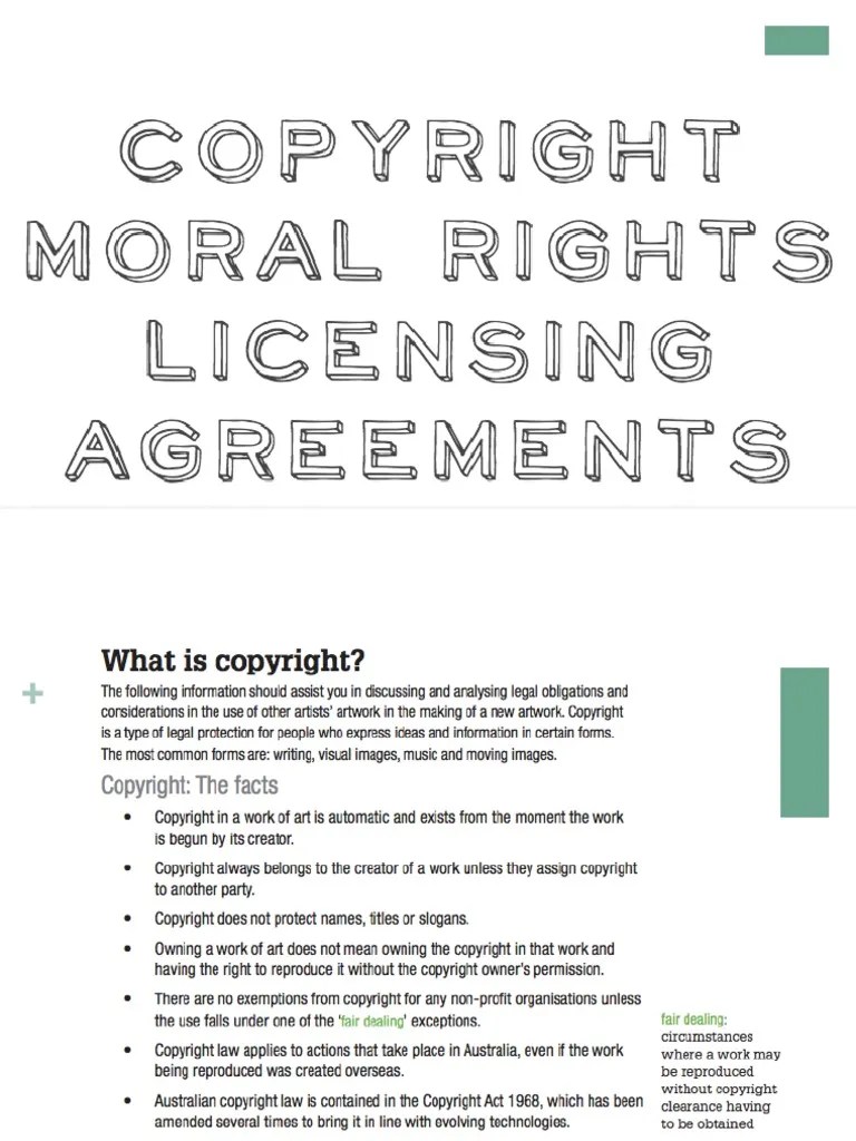 copyright Copyright Works Of Art