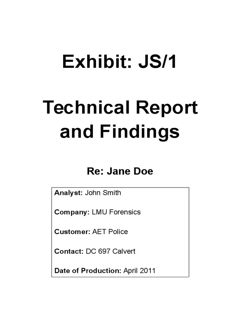 TRP Example 2 File Format Forensic Science Free 30day Trial Scribd