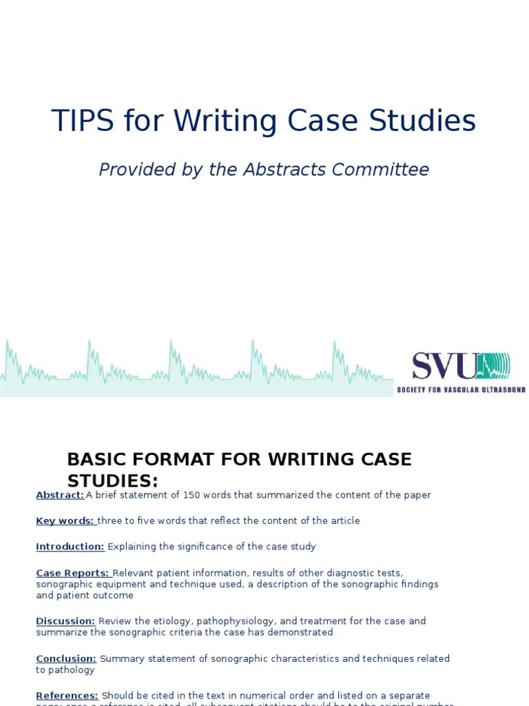 😊 Case study abstract format. How to Write a Case Study APA Style. 2019