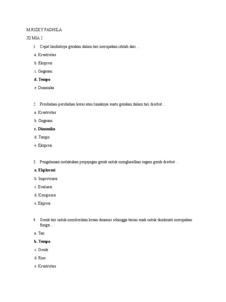 Perubahan Keras Atau Lunaknya Suatu Gerakan Dalam Tari Disebut – Sketsa