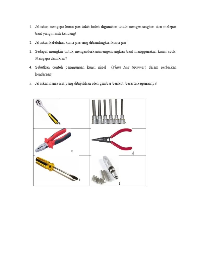 Sebutkan Contoh Penggunaan Kunci Nipel Dalam Perbaikan Kendaraan