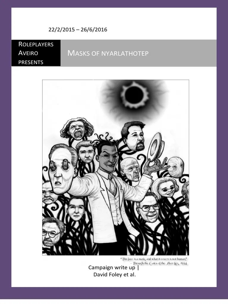Aveiro Masks of Nyarlathotep PDF Kenya Bat
