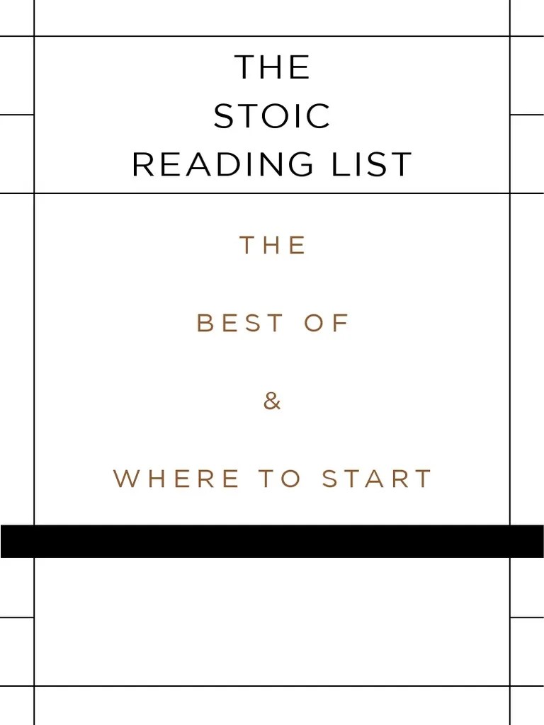 Daily Stoic the Stoic Reading List.01 Stoicism Epictetus