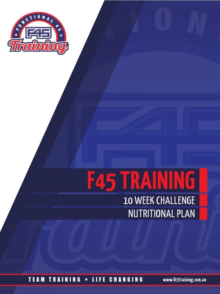 F45 Nutrition eBook Carbohydrates Eating