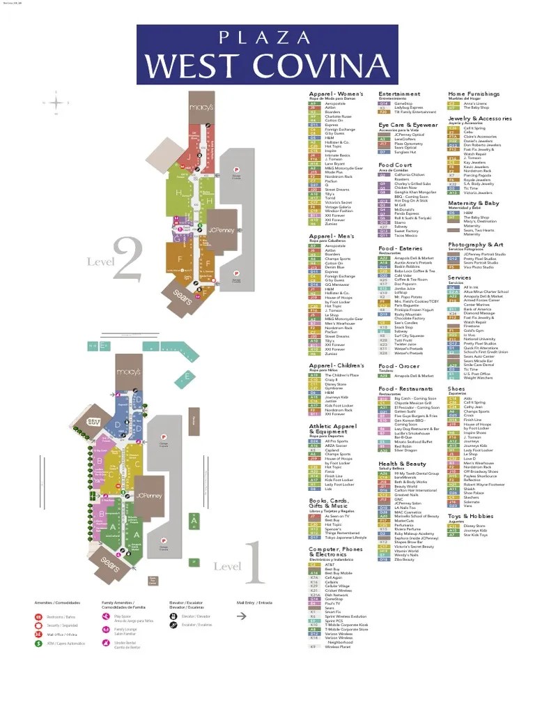 West Covina High School Campus Map West Covina Mall Map Companies Of The United States Retail Companies