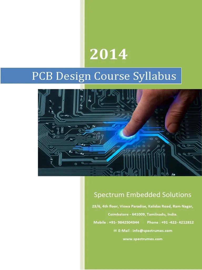 233491678PCBDesignCourseSyllabus.pdf Electronic