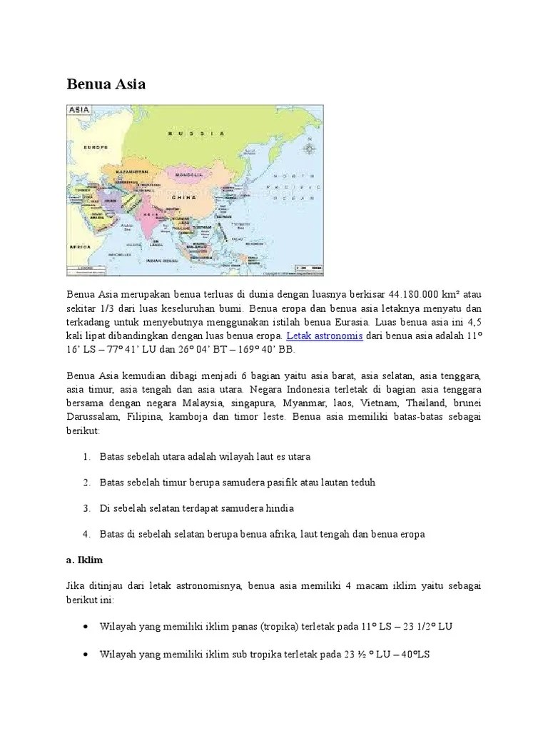 Benua Asia | PDF