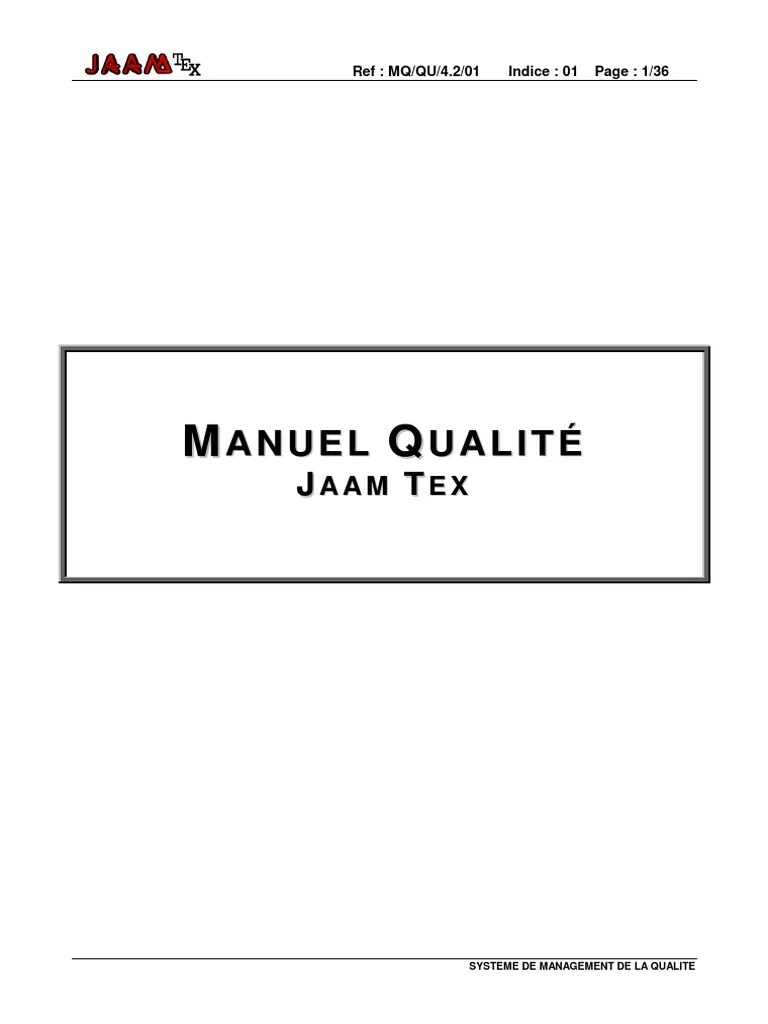 MANUEL QUALITÉ ISO 9001.pdf Management de la qualité Système de