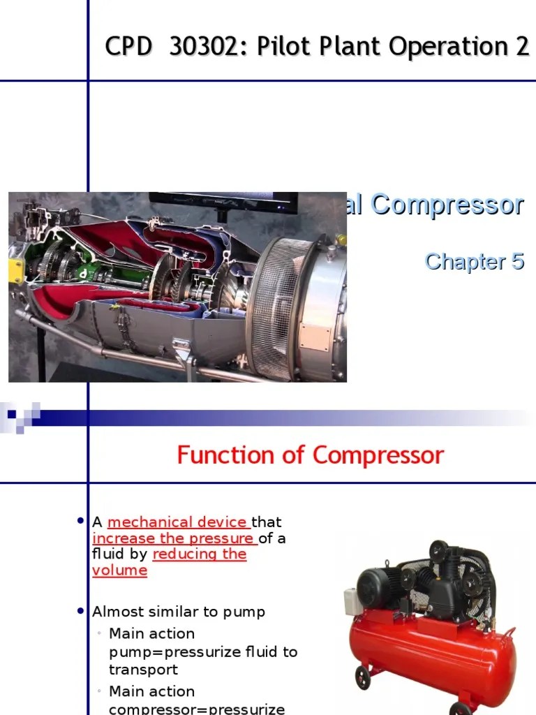Chapter 5 Centrifugal Compressor | PDF | Gas Compressor | Pump