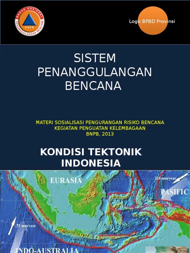 1. Sistem Penanggulangan Bencana