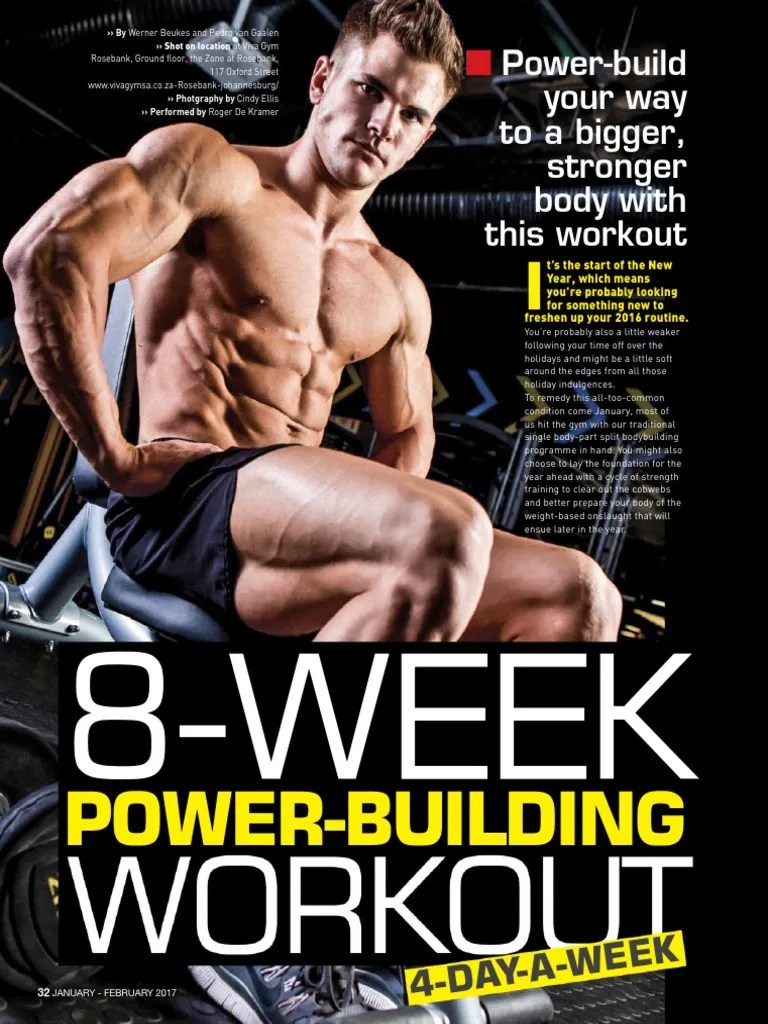 Fitness His Edition US 2017 12 JanFeb 8 Week Power Building