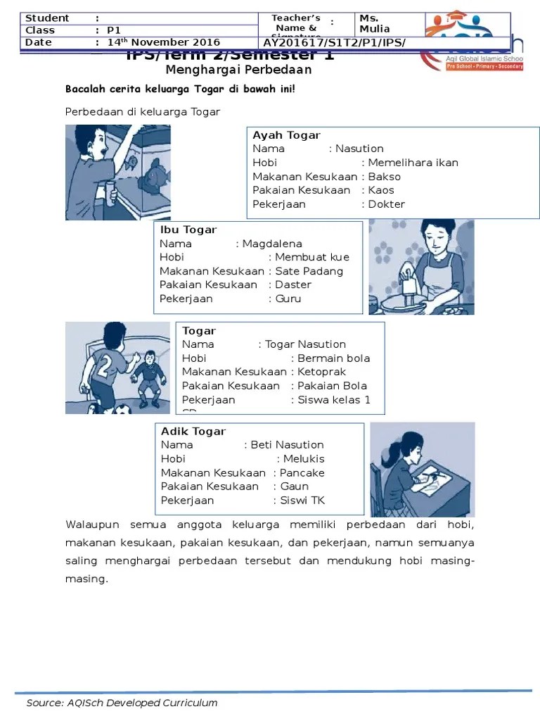 HW Menghargai Perbedaan | PDF