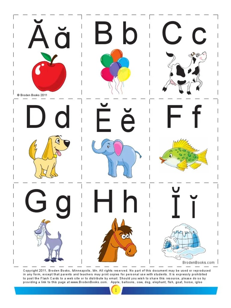 alphabetflashcards9up.pdf Phonics Linguistics
