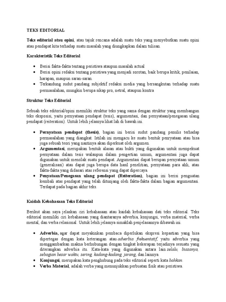 Contoh Teks Editorial Tentang Lingkungan Sekolah Berbagi