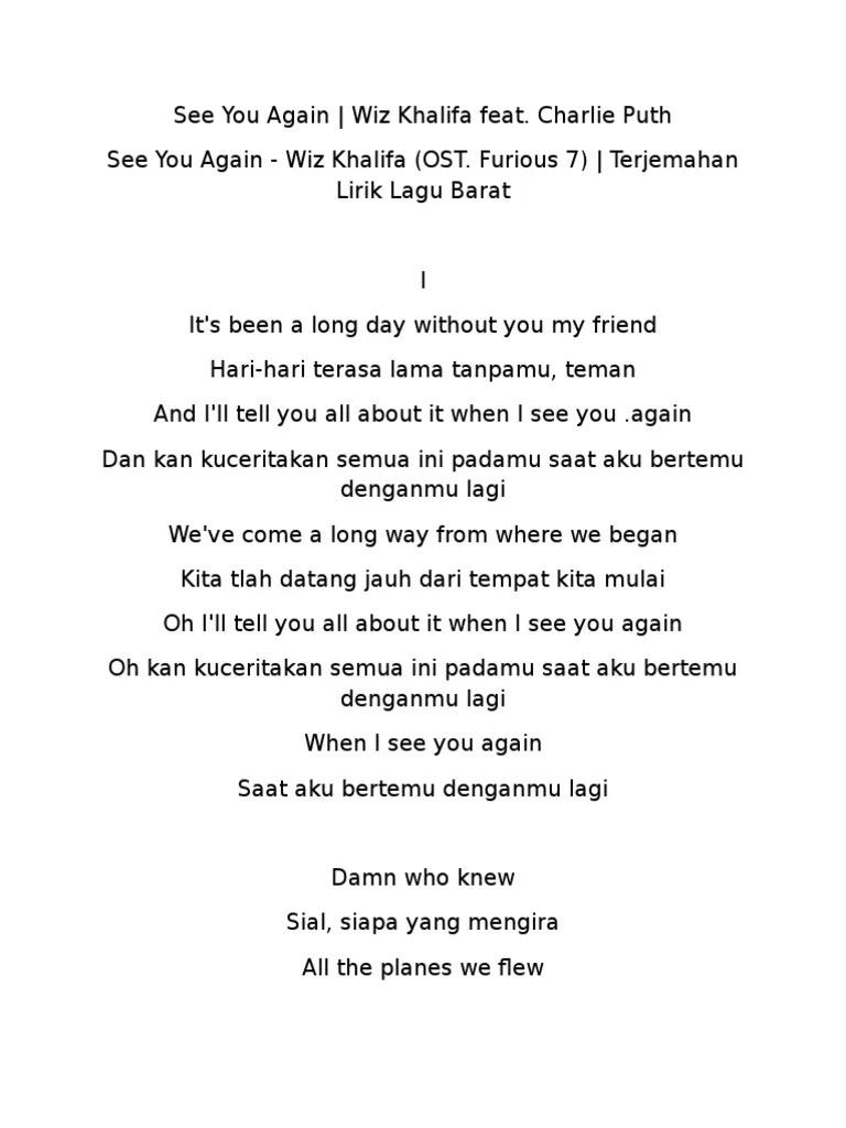 See You Again | PDF | Rekreasi