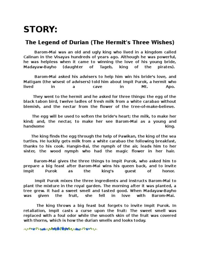 The Legend of Durian