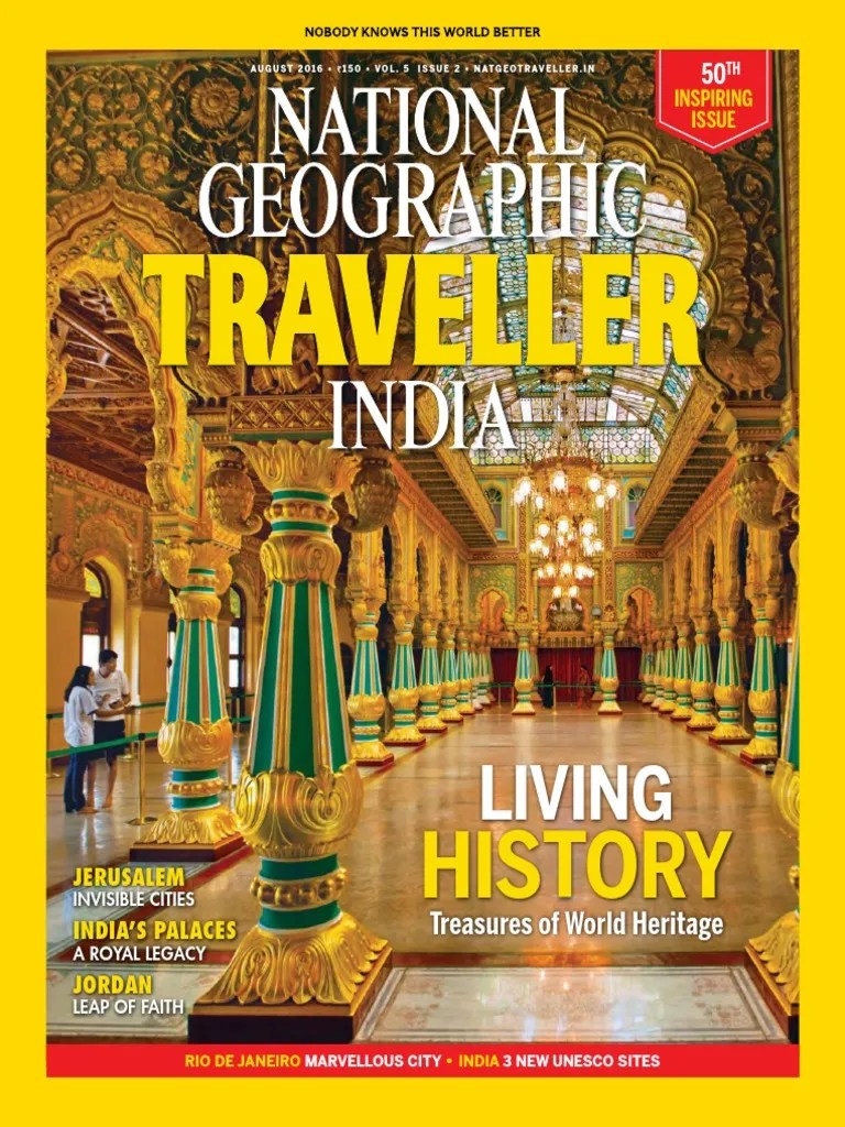 National Geographic Traveller India Bulan Bulan August