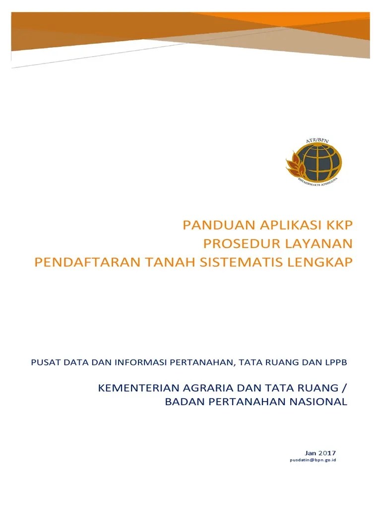 PANDUAN APLIKASI KKP UNTUK PENDAFTARAN TANAH SISTEMATIS