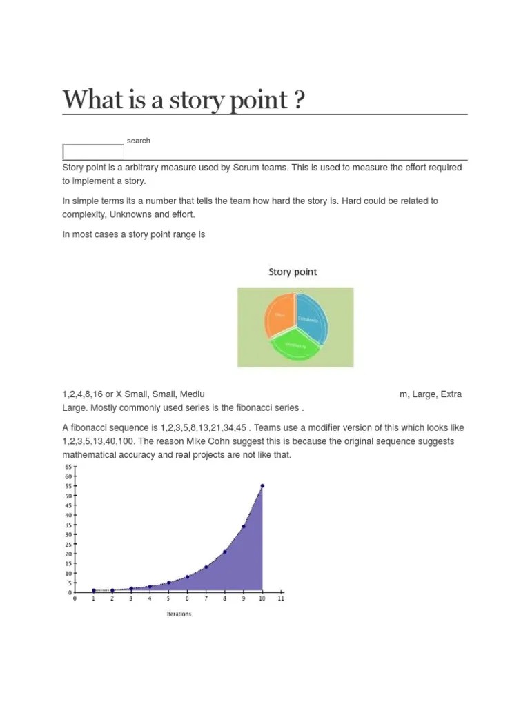 What is a Story Point Agile Software Development Scrum
