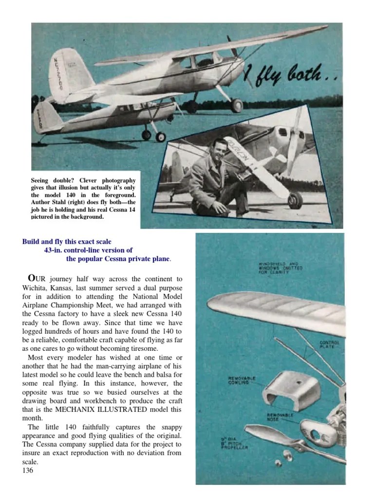 Planta de Aeronave Fuselage Empennage