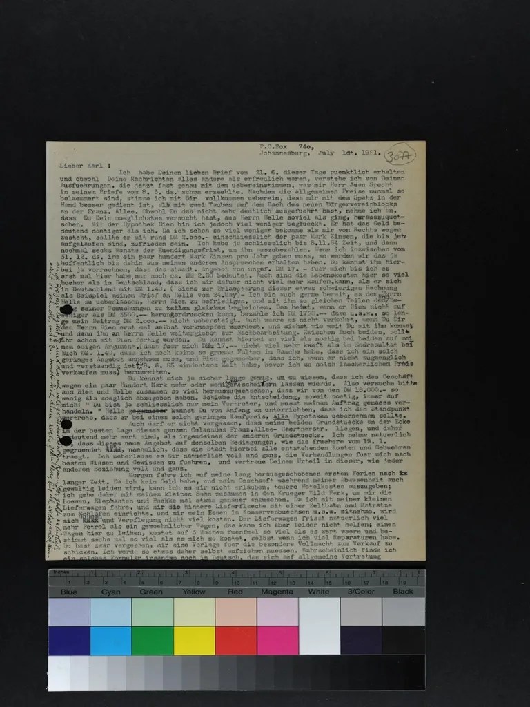 Schwab Letters YV 3077 PDF