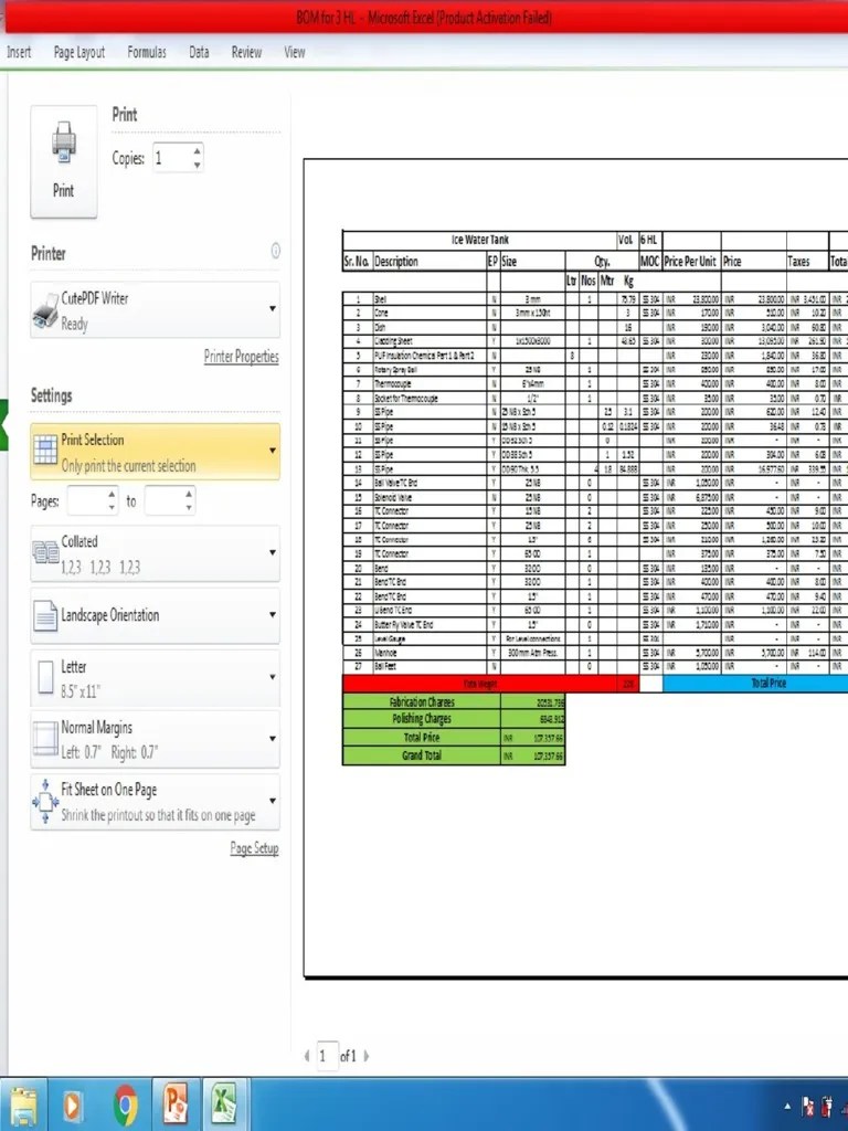Limpet Coil Calculation PDF