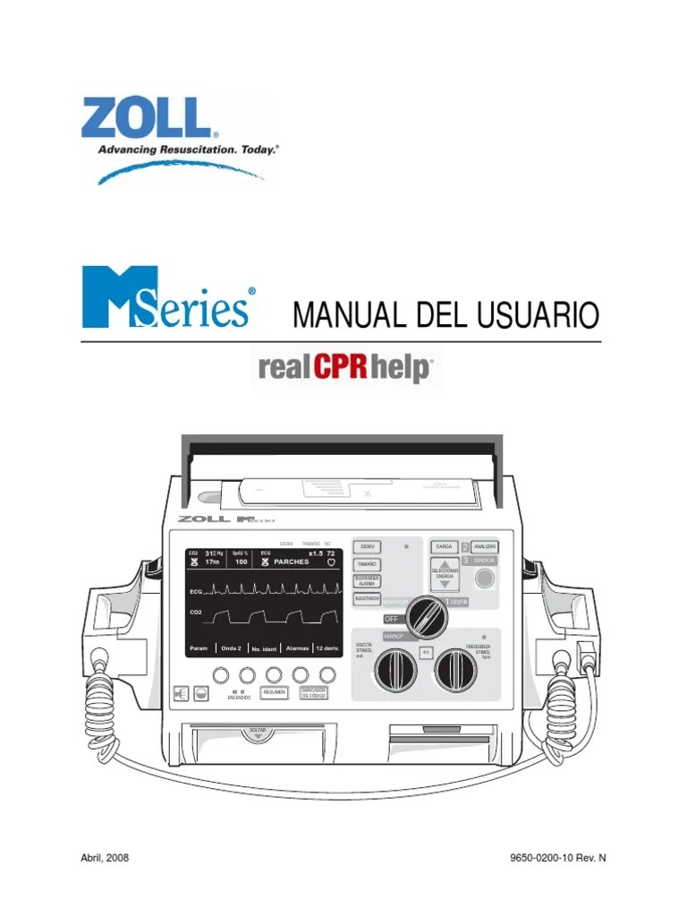 Zoll MSeries Defibrillator User Manual (Es) Arritmia cardiaca