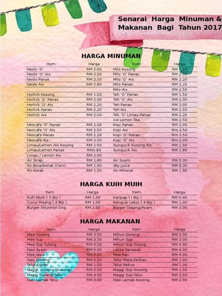 Menu Makanan & Minuman 2017 Asian Cuisine Food & Wine