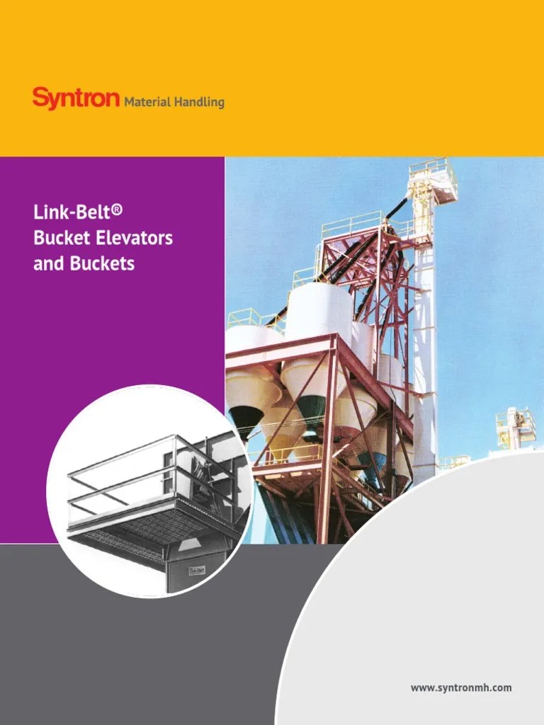 Link Belt Bucket Elevator PDF Elevator Bearing (Mechanical)