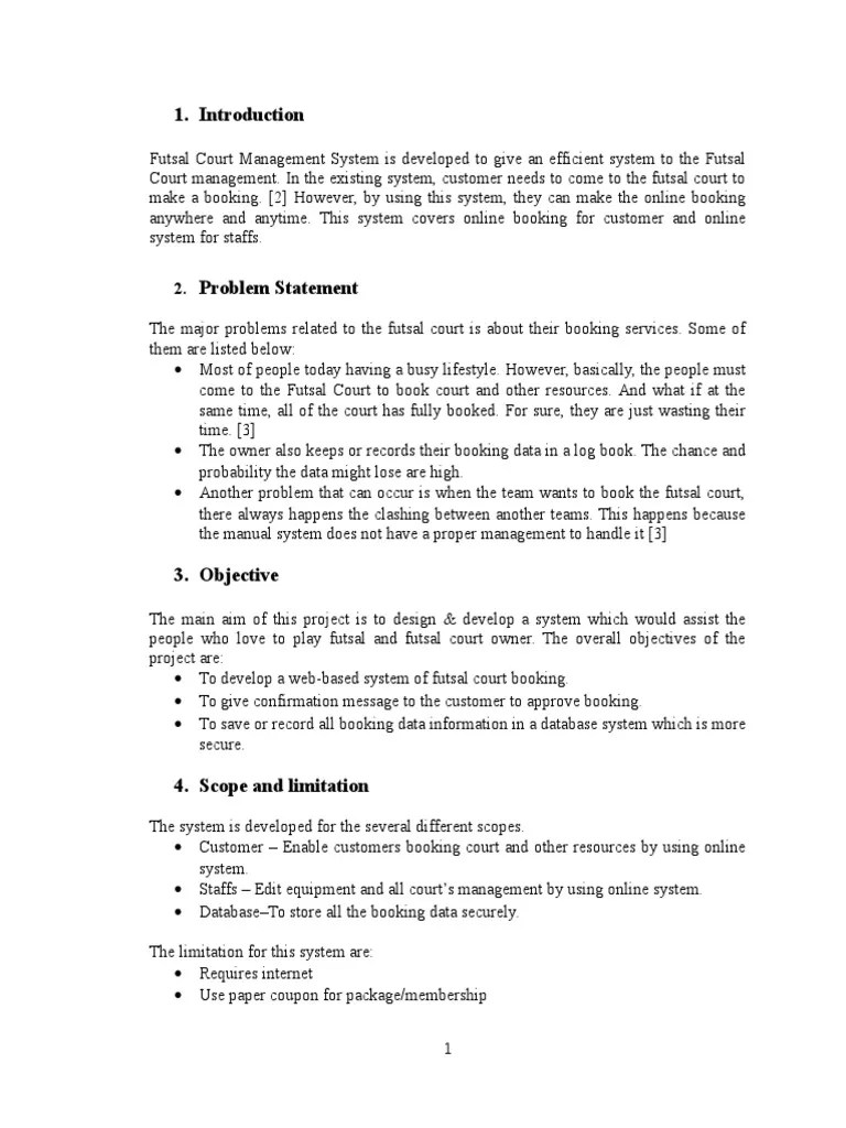 Project Proposal Software Information Technology Management