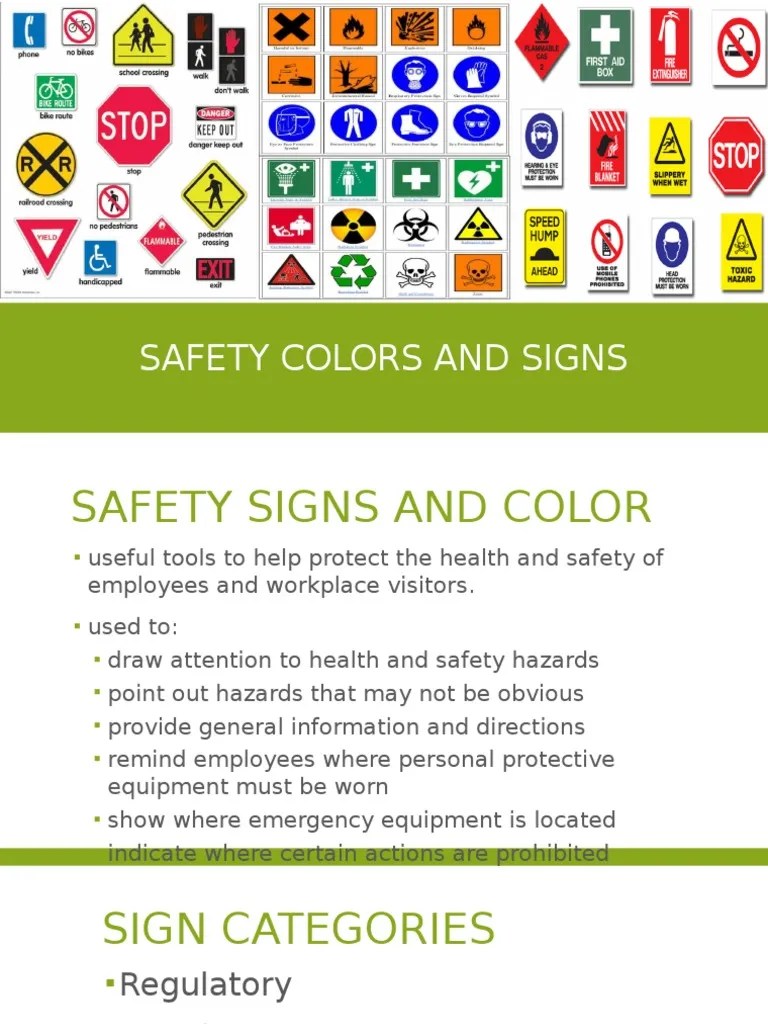 What does the safety color yellow mean The Meaning Of Color