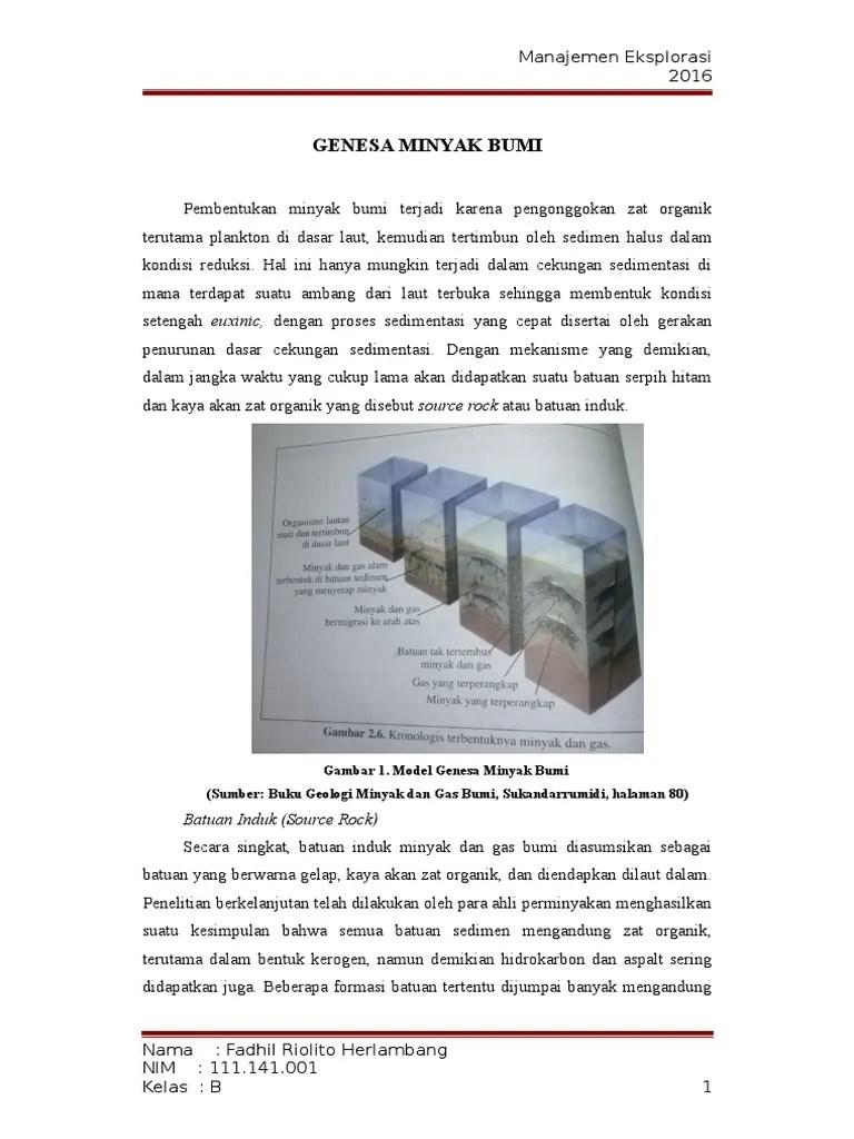 Proses Pembentukan Minyak Bumi Secara Singkat Seputar Bentuk