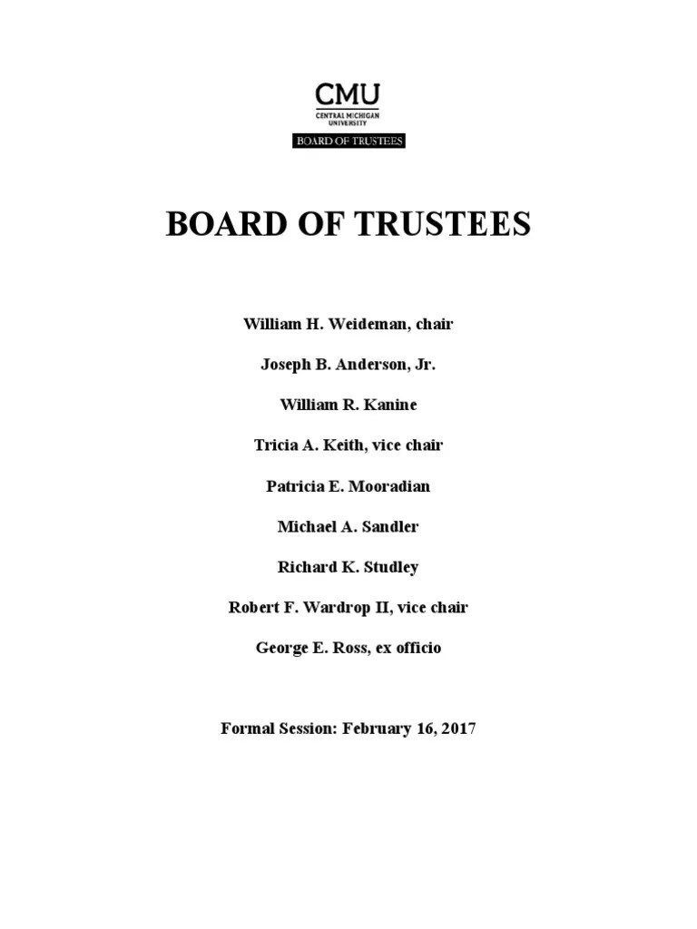 Board Of Trustees