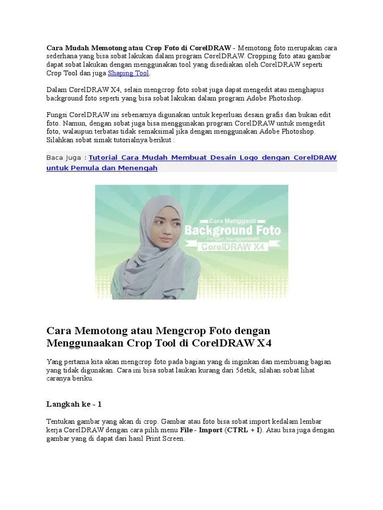 Cara Meng Crop Foto Sesuai Bentuk Di Berbagi