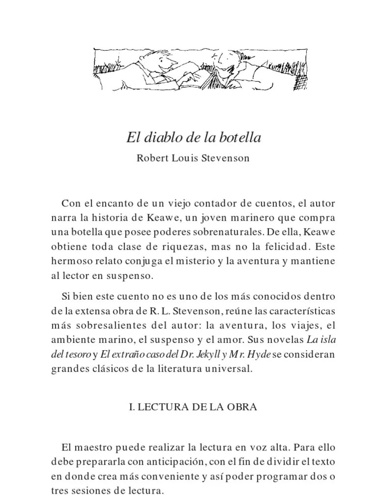 El Diablo en La Botella Robert Louis Stevenson Cuentos