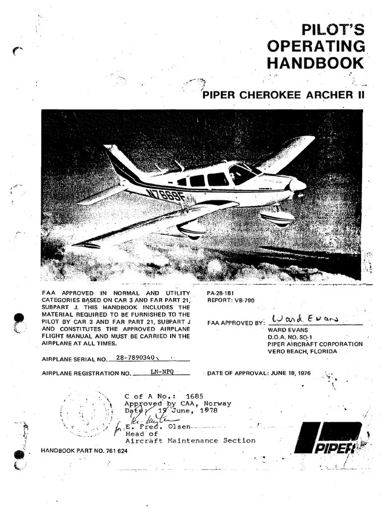 POH.pdf Airspeed Aviation