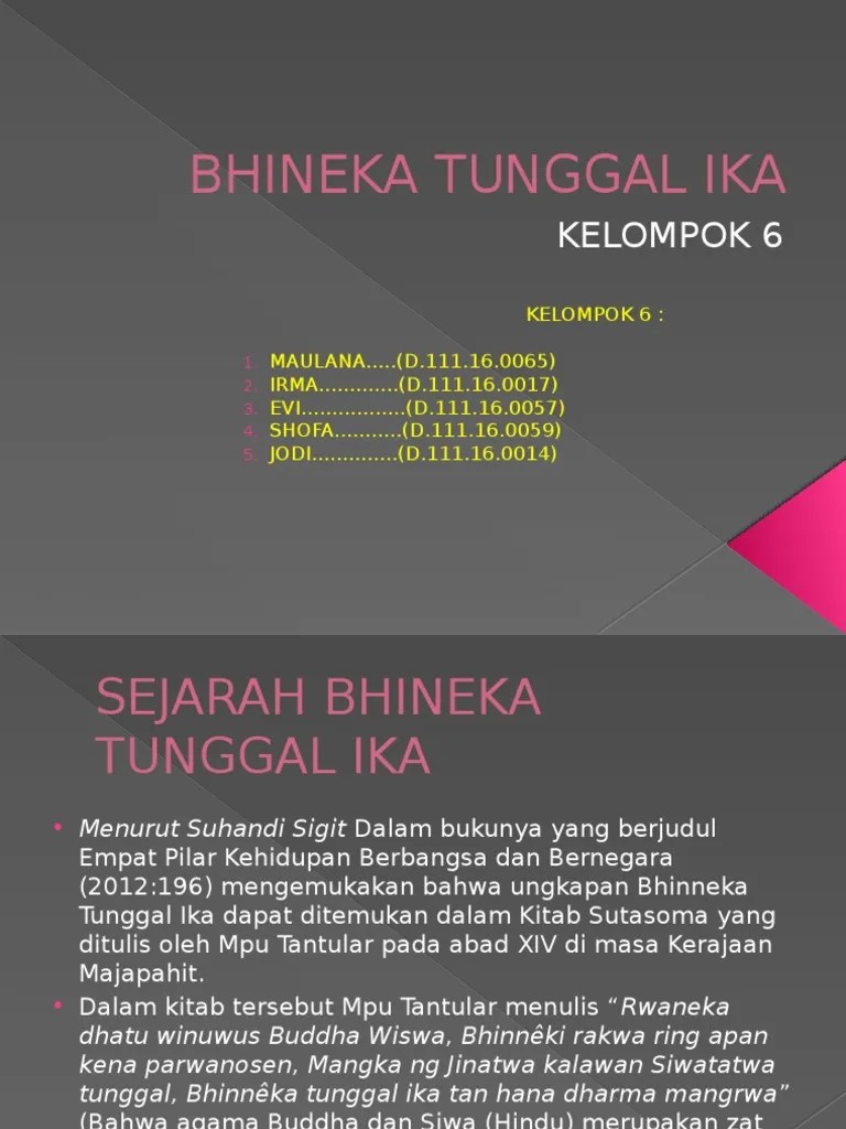 Bhineka Tunggal Ika.ppt