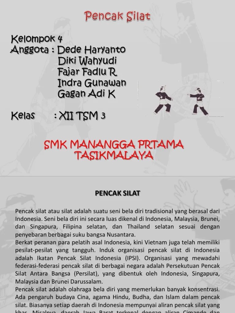 Pencak Silat (PowerPoint) PDF