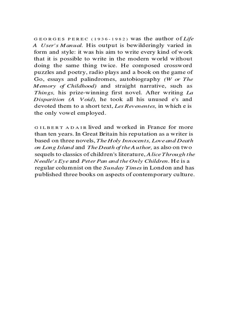 Perec A Void.pdf