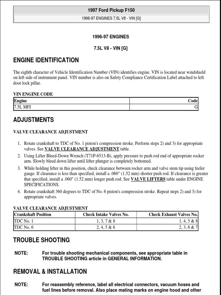 7.5L Engine | PDF | Piston | Cylinder (Engine)