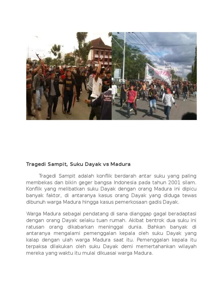 Tragedi Sampit | PDF