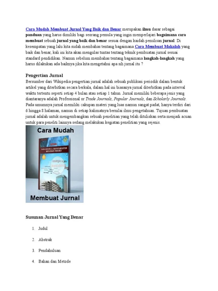 Cara Mudah Membuat Jurnal Yang Baik dan Benar.docx