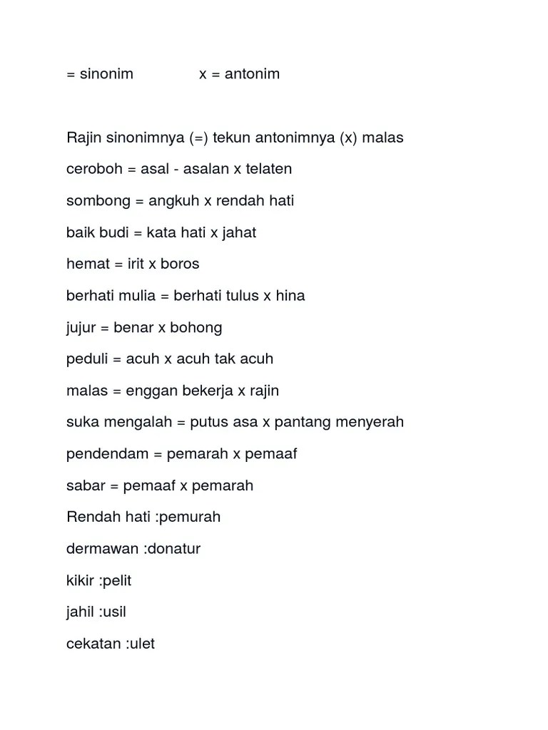 Sinonim Dari Kata Beautiful