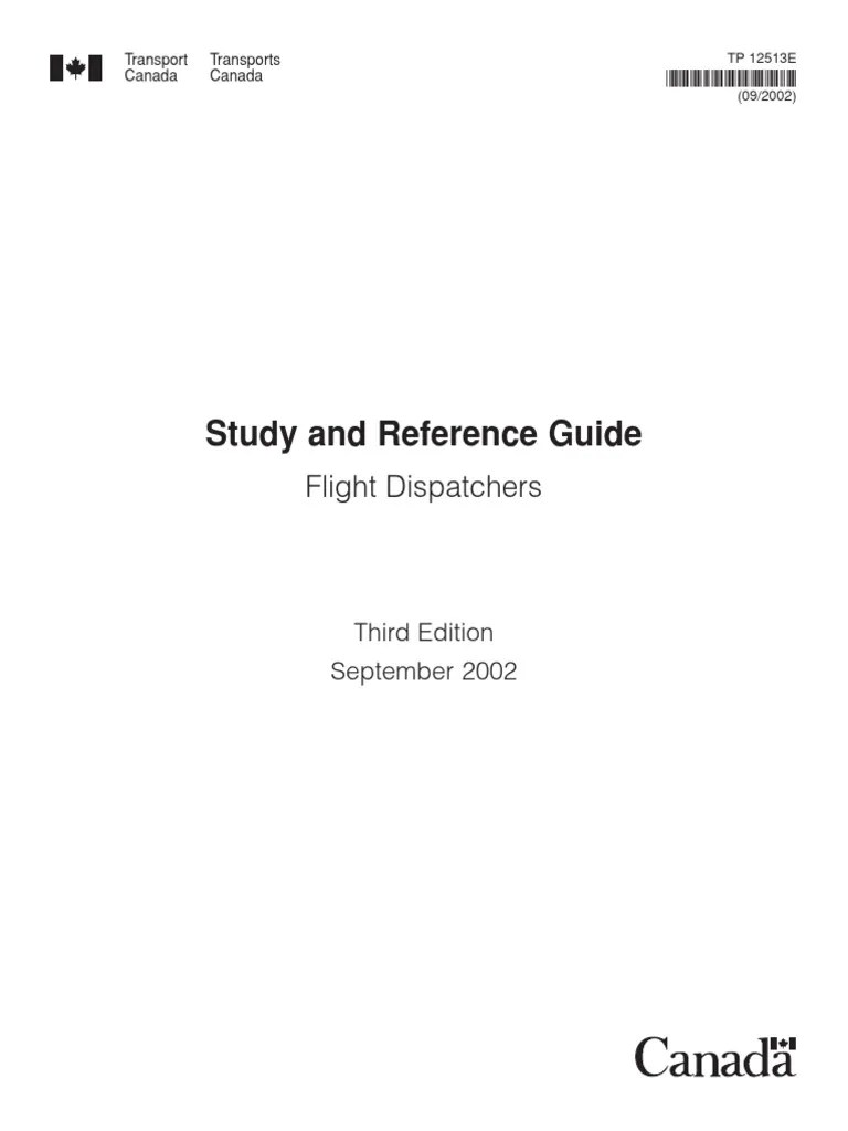 Flight Dispatcher Study Guide | PDF | Visual Flight Rules | Instrument