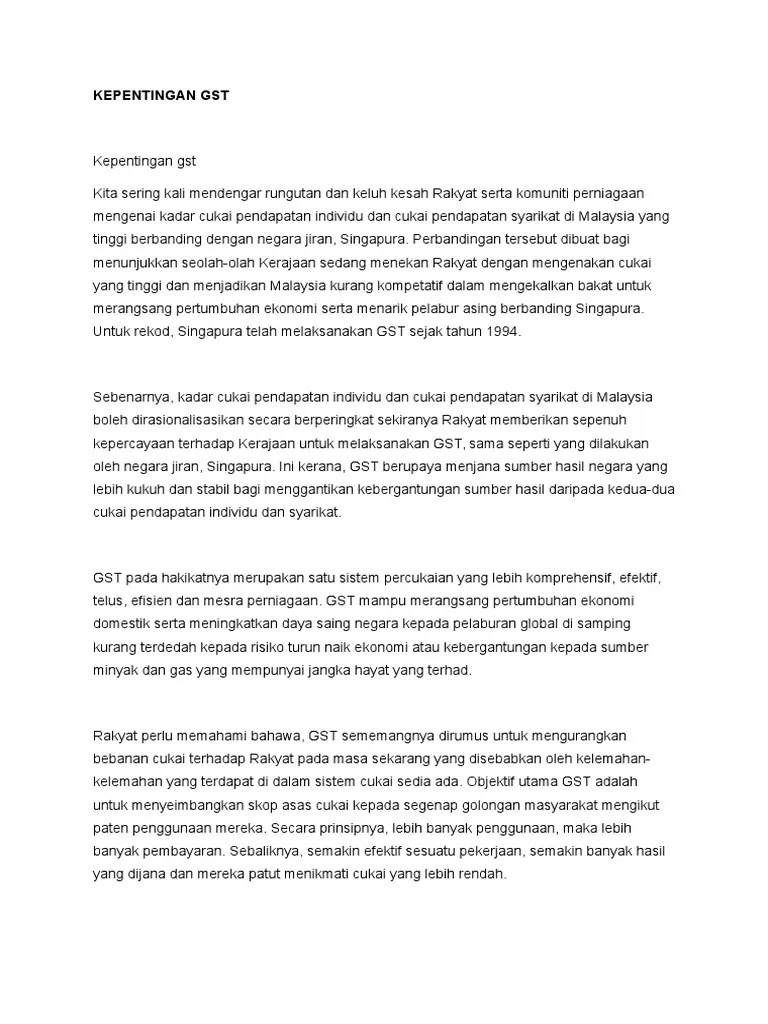 Nurhajariah binti ismail dtp 3 . Kepentingan Cukai Kepada Negara